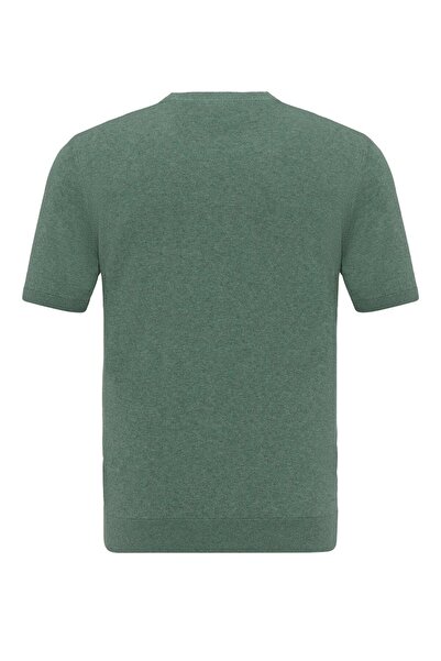 MFY Fashion Knitwear Crew Neck Tshirt 100% Cotton Green