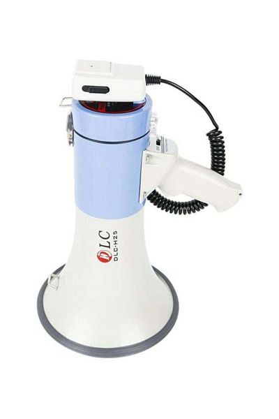 DLC -H25 Loudspeaker Megaphone DLC-H25 White/Blue