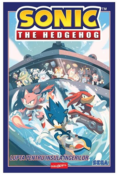 Editura Grafic Sonic the Hedgehog 3. Lupta pentru insula ingerilor, Ian Flynn