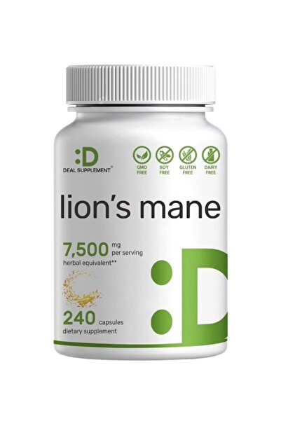 DEAL SUPPLEMENT فطر عرف الأسد 7.500 ملغ 240 كبسولة