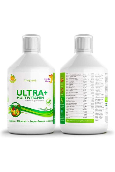 Swedish Nutra ULTRa plus Multivitamin 500 ml Liquid