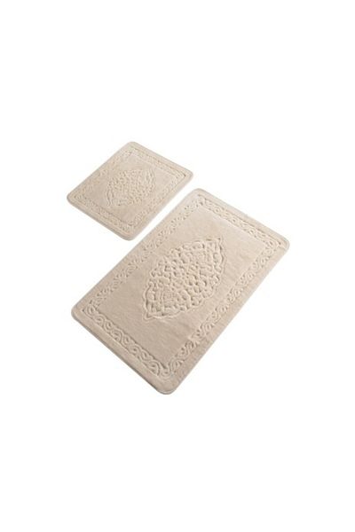 Chilai Home Set 2 covoare de baie din bumbac, Alessia Home, Elite Rock