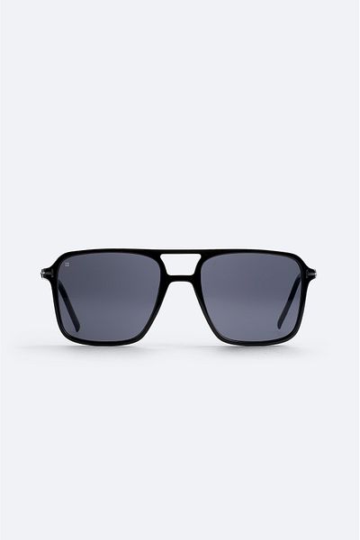 Avva Men's Black Polarized Sunglasses A51Y8802