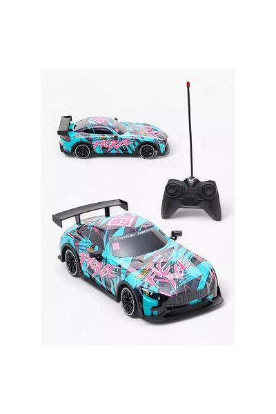 TOYFEST Neon Light Car with Remote Control