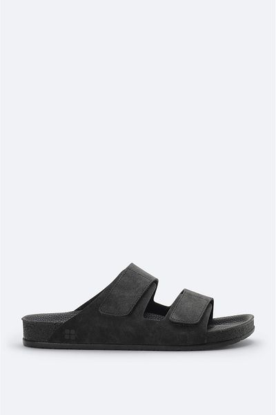Avva Men's Black Strappy Sandals A51Y8301