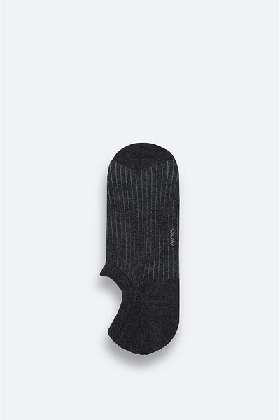 Avva Men's Anthracite Sneaker Socks A51Y8504