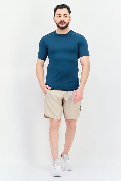 adidas Men Slim Fit Short Sleeve Training T-Shirt, Teal