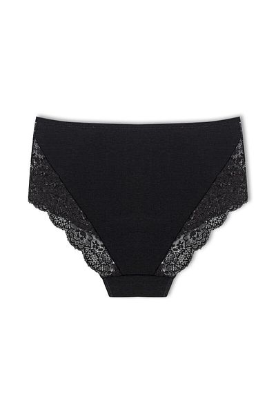 HNX Cotton Front Lace Detail Panty