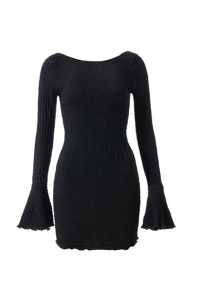 La Sarta Fleur Dress Backless Mini Dress