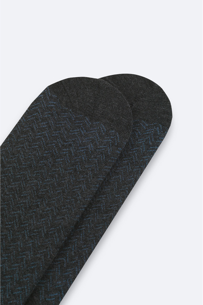 Avva Men's Anthracite Sneaker Socks A51Y8503