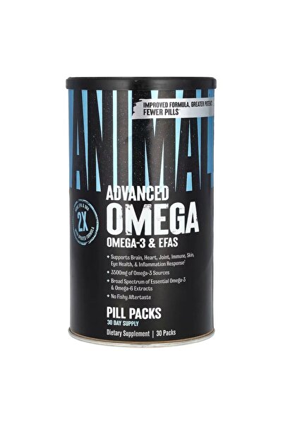 Universal Nutrition Animal Advanced Omega -3 & Efas 30 Paket USA Version