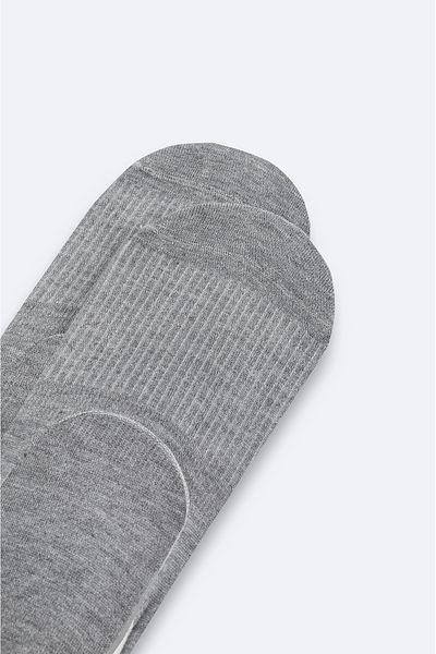 Avva Men's Gray Ballerina Socks A51Y8500