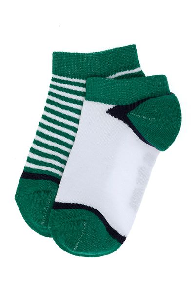 U.S. Polo Assn. Boy's 2-Piece Booties Socks 50311344 -Vr054