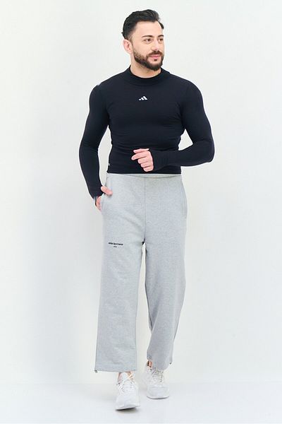 adidas Men Sportswear Fit Long Sleeve Running T-Shirt, Black