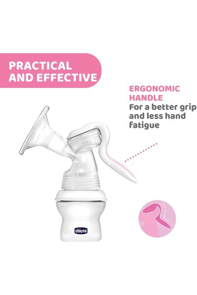 Chicco "Chicco Manual Breast Pump for NaturalFeeling and Well-Being Bottles 0m+"