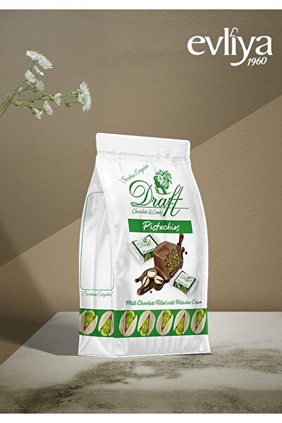 Evliya Şekerleme Evli̇ya Draft Pi̇stachi̇os Antep Fistikli Dolgulu Sütlü Çi̇kolata 120gr