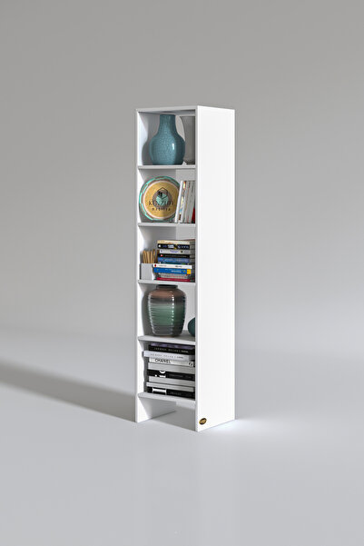 Kenzlife Kitaplık Belverede Byz 180*39*39 Raflı Arkalıksız Klasörlük Mutfak Dolabı