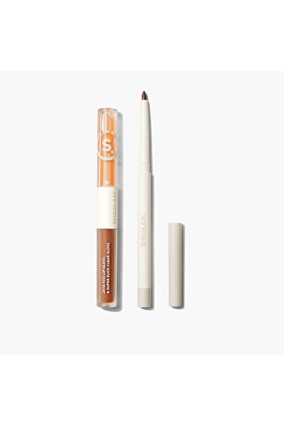 SHEGLAM Soft 90's Glam Lip Liner and Lip Gloss Duo Set
