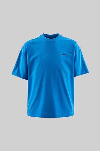 Machinist Ανδρικό μπλουζάκι Basic Cotton Oversize γαλάζιο