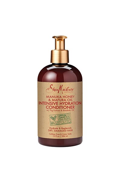 SHEA MOISTER بلسم شيا مويستشر لترطيب مكثف للشعر الجاف والتالف بعسل المانوكا وزيت المافورا، 13 أونصة سائلة