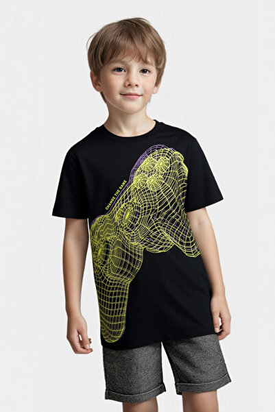 Kyron Cotton Printed Boys' T-Shirt / with Different Color and Pattern Options