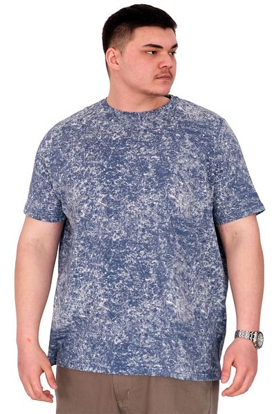 ModeXL Mode XL Ανδρικό μπλουζάκι με λαιμόκοψη με λαιμόκοψη U20037 Indigo