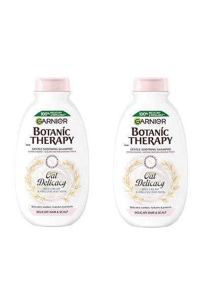 Garnier Shampoo Botanic Therapy Rice Cream & Organic Oat Milk, 250 ml X2pcs