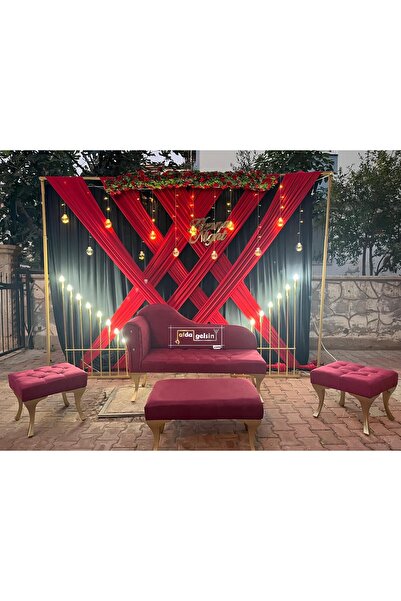 aldagelsin Düğün Nişan Kına 4 Lü Josefin Bihter Kına Tahtı Organizasyon Seti