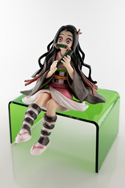 shop Demon Slayer Nezuko Kamado Oturan Figürü 13cm – Rastgele Renk Rastgele boyut (3 farklı boyut)