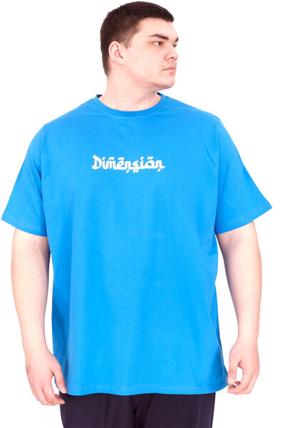 ModeXL Mode XL Великий розмір Чоловіча футболка з круглим вирізом DIMENSION U25025 Saks