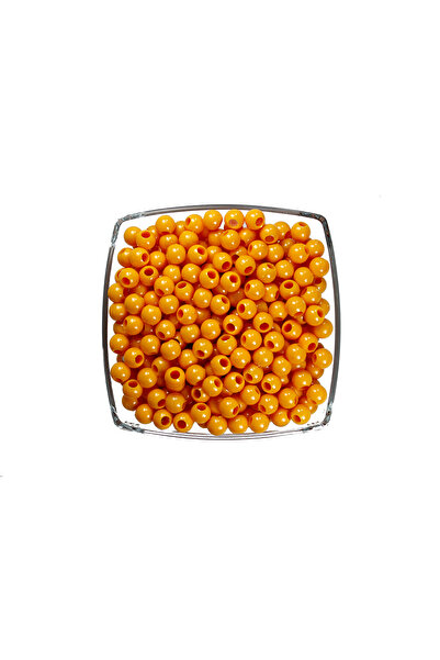 Prestij Boncuk Makrame perle narančaste boje 10 mm