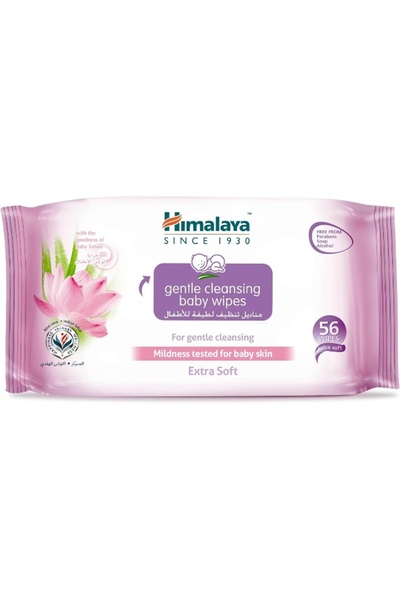 Himalaya Since 1930 Gentle Cleansing Baby Wipes Alcohol & Paraben Free for Se...