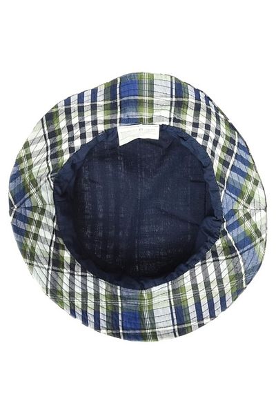 Banz Baby Bucket Hat, Sun Protection Upf50, Navy Check, 6 - 24 Months Baby Hat