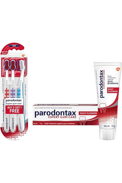 Parodontax White Toothpaste + Toothbrush Special OFF Gum+ Breath & Sensitivity