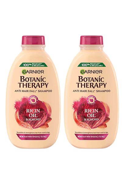 Garnier Botanic Therapy Ricin Oil & Almond Shampoo, 400ml X2pcs