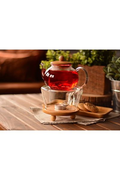 Bambum Kroos – Glass Heater with Bamboo Base