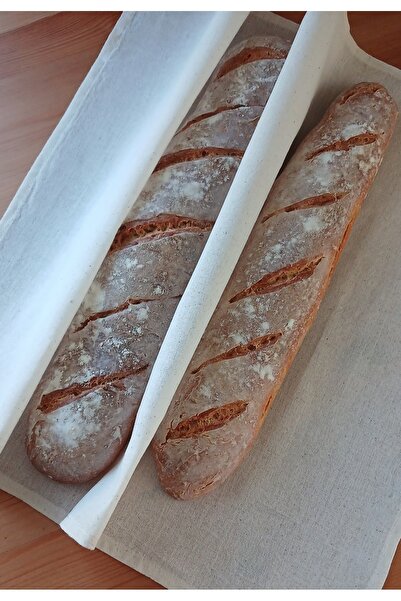 Mutlu Başlangıçlar 2 Pieces 70X50 Bread Fermentation Cloth, Rust Cloth, Dough Cover