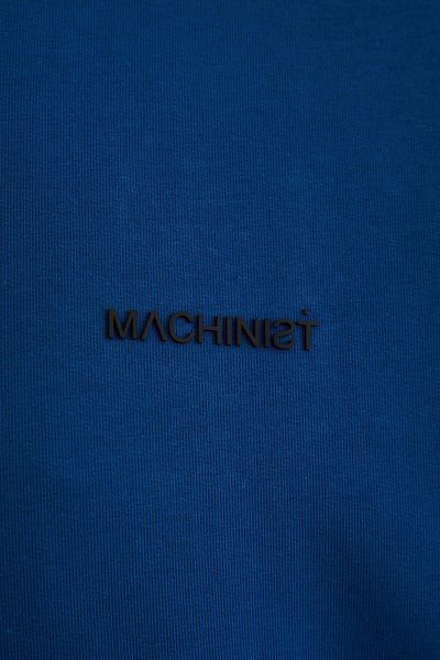 Machinist Men's Basic Cotton Oversize Indigo T-Shirt