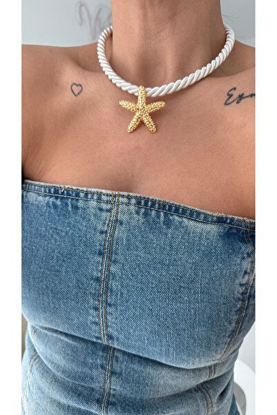 Vi store Deniz Yıldızı Halat Kolye