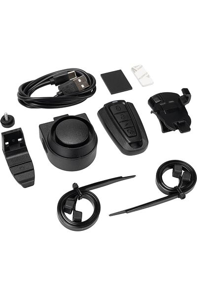 ACTION ONE Alarma anti furt pentru biciclete cu telecomanda wireless, 115 db,senzor vibrati, impermeabila IPX 5