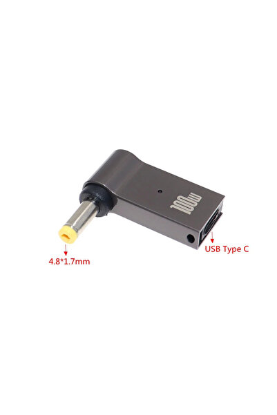 silabor 100 W USB Tip C Hızlı şarj adaptörü fiş konnektörü Evrensel USB C lap...