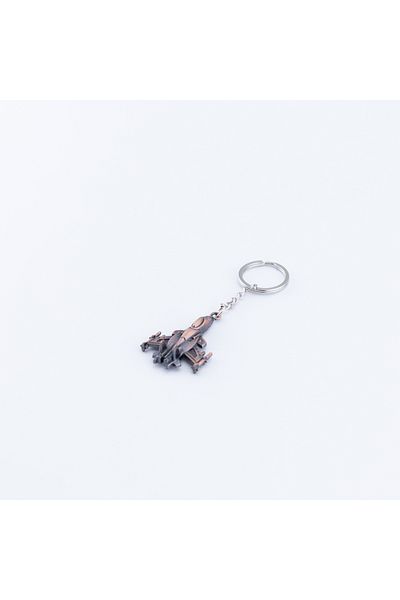 Bimotif Metal painted airplane keychain