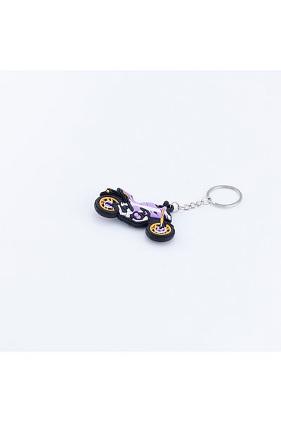 Bimotif Motor silicone keychain, purple
