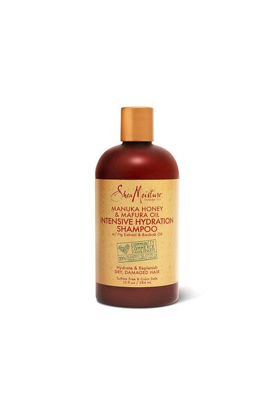 SHEA MOISTER SheaMoisture Intensive Hydration Shampoo for Dry, Damaged Hair Manuka Honey and Mafura Oil Sulfate-F