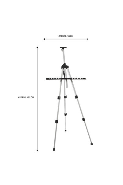Nassau fine art Adjustable aluminum easel 150 cm ArtGram with bag