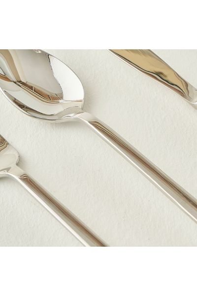 Bella Maison Milano 18 Piece Dessert Fork Spoon Knife Set Silver