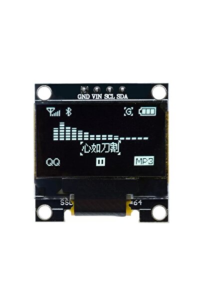 TIEE 128x64 OLED LCD Ekran Display I2C 0.96 IIC - SARI 4 pin