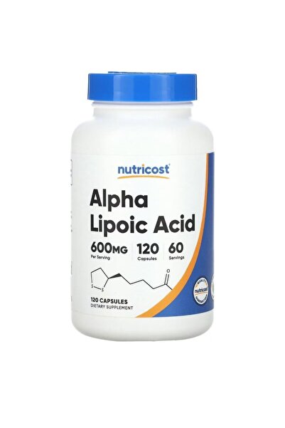 Nutricost حمض ألفا ليبويك 600 ملجم 120 كبسولة