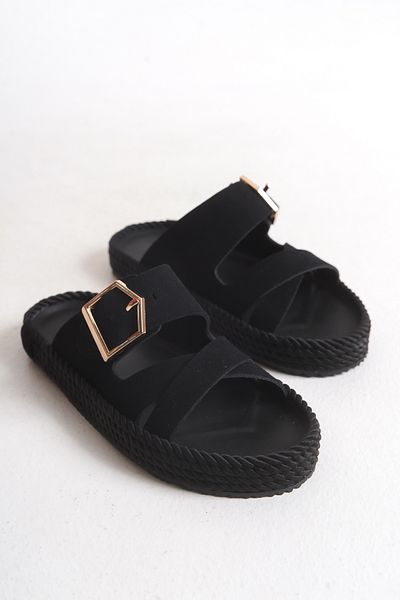Solo Bag Papuci de zi cu zi, eleganti, cu o singură cataramă, ortopedice, confortabile, din paie, cu talpă anti-alunecare