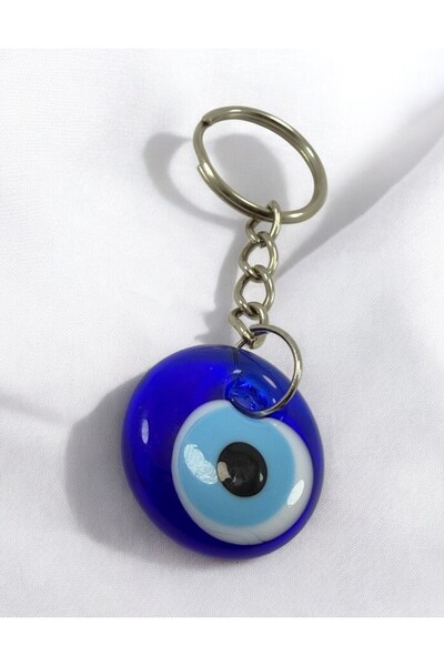 biuti Χειροποίητο μπρελόκ με χάντρες μπλε μάτι, μπρελόκ δώρου